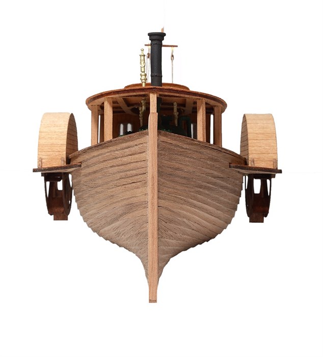 Паровой колесный катер Абрау-Дюрсо (Груша) 1:48 - фото 4792