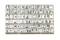 Трафарет буквы латинский алфавит 78 символов - фото 6843